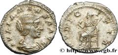 Roman coins JULIA MAESA Type : Denier  Date : 222  Mint name / Town : Rome  Metal : silver  Millesimal fineness : 500  ‰ Diameter : 19  mm Orientation dies : 12  h. Weight : 3,17  g. Obverse legend : 