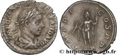 Roman coins SEVERUS ALEXANDER Type : Denier  Date : 222  Mint name / Town : Rome  Metal : silver  Millesimal fineness : 500  ‰ Diameter : 18  mm Orientation dies : 6  h. Weight : 2,61  g. Officine : 1