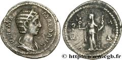 Roman coins JULIA MAMAEA Type : Denier  Date : 226  Mint name / Town : Rome  Metal : silver  Millesimal fineness : 500  ‰ Diameter : 20  mm Orientation dies : 6  h. Weight : 2,19  g. Officine : 6e  Ob