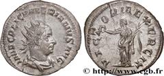 Roman coins VALERIAN I Type : Antoninien  Date : automne 253 - début 254  Date : 253-254  Mint name / Town : Rome  Metal : billon  Millesimal fineness : 250  ‰ Diameter : 21  mm Orientation dies : 6  