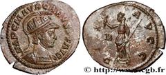 Roman coins CARUS Type : Aurelianus  Date : 11-12/282  Mint name / Town : Lyon  Metal : billon  Millesimal fineness : 50  ‰ Diameter : 23,5  mm Orientation dies : 1  h. Weight : 3,20  g. Rarity : R3  