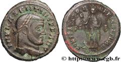 Roman coins MAXENTIUS Type : Follis ou nummus  Date : début  Date : 307  Mint name / Town : Carthage  Metal : copper  Diameter : 28,5  mm Orientation dies : 6  h. Weight : 10,38  g. Rarity : R2  Offic