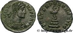 Roman coins CONSTANS Type : Demi-maiorina  Date : 348-350  Mint name / Town : Siscia  Metal : copper  Diameter : 17,5  mm Orientation dies : 5  h. Weight : 2,70  g. Officine : 2e  Obverse legend : D N
