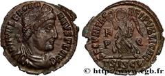 Roman coins VALENTINIAN I Type : Nummus  Date : 367-375  Mint name / Town : Siscia  Metal : copper  Diameter : 17,5  mm Orientation dies : 1  h. Weight : 2,43  g. Officine : 3e  Obverse legend : D N V