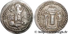 Greek Coins SASANIAN - SASANIAN KINGDOM - SHAPUR I Type : Obole  Date : c. 241-272  Mint name / Town : Atelier indéterminé  Metal : silver  Diameter : 15  mm Orientation dies : 3  h. Weight : 0,71  g.
