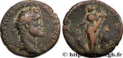 Roman coins ANTONINUS PIUS Type : As  Date : 140  Mint name / Town : Rome  Metal : copper  Diameter : 26  mm Orientation dies : 6  h. Weight : 9,97  g. Rarity : R2  Officine : 4e  Obverse legend : IMP