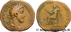 Roman coins COMMODUS Type : Sesterce  Date : 184  Mint name / Town : Rome  Metal : bronze  Diameter : 31,5  mm Orientation dies : 6  h. Weight : 25,56  g. Rarity : R2  Obverse legend : M COMMODVS ANTO