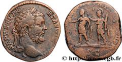 Roman coins SEPTIMIUS SEVERUS Type : Sesterce  Date : 195  Mint name / Town : Rome  Metal : copper  Diameter : 29,5  mm Orientation dies : 12  h. Weight : 20,47  g. Rarity : R2  Officine : 3e  Obverse