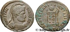 Roman coins CONSTANTINE I THE GREAT Type : Centenionalis ou nummus  Date : 322  Mint name / Town : Trèves  Metal : copper  Diameter : 18,5  mm Orientation dies : 11  h. Weight : 2,23  g. Rarity : R1  