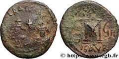 Byzantine coins HERACLIUS and HERACLIUS CONSTANTINE Type : Follis  Date : an 7  Mint name / Town : Séleucie (Isaurie)  Metal : copper  Diameter : 29,5  mm Orientation dies : 7  h. Weight : 9,89  g. Ra