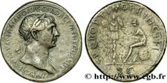 TRAJANUS Sesterce, (GB, Æ 35) Augustus 105 Rome R1 copper (34,5mm, 26,85g, 6h) Obverse : IMP CAES NERVAE TRAIANO AVG GER DAC P M TR P COS V P P Buste lauré de Trajan à droite drapé sur l’épaule gauche