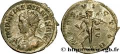 NUMERIAN Aurelianus Augustus 284 Gaule, Lyon R3 billon (22mm, 3,18g, 6h) Obverse : IMP C NVMERIANVS AVG Buste radié et cuirassé de Numérien auguste à gauche, vu de trois quarts en avant, un sceptre su