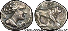 MASSALIA - MARSEILLE(IIIe - Ier siècles avant J.-C.) “Drachme légère” ou tétrobole N° v15_0126    Date : c. 121-49 AC. Métal : argent Diamètre : 16mm Axe des coins : 6h. Poids : 2,27g. Degré de rareté