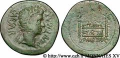 LUGDUNUM - LYON - OCTAVE ET JULES CESAR(Ier siècle avant J.-C. - Ier siècle après J.-C.) As à l'autel de Lyon N° v15_0322    Date : c. 10-7 AC. Nom de l'atelier : Gaule, Lyon Métal : bronze Diamètre :