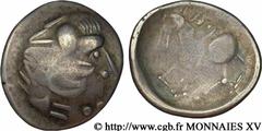 CELTES DU DANUBE - DACIE - MUNTENIE(IIe - Ier siècles avant J.-C.) Tétradrachme, “type de Sattelkopfpferd” N° v15_1426    Date : c. Ier siècle AC. Métal : argent Diamètre : 23mm Axe des coins : 1h. Po