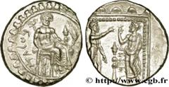 CILICIA - TARSOS - DATAMES SATRAP Statère c. 365-362 AC. Cilicie, Tarse R1 silver (23,5mm, 10,30g, 12h) Obverse : Légende araméenne (Baal Tarz) Baaltars assis à droite sur un siège sans dossier, tenan
