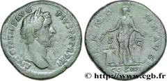 ANTONINUS PIUS Sesterce Augustus 14 Rome R3 bronze (34mm, 31,18g, 12h) Obverse : ANTONINVS AVG - PIVS P P TR P XI Buste lauré d’Antonin le Pieux à droite, drapé sur l’épaule gauche (O*21) Reverse : AN