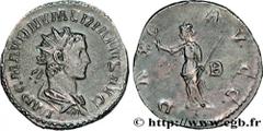 NUMERIAN Aurelianus Augustus 283-284 Lyon R3 billon (22,5mm, 3,19g, 12h) Obverse : IMP C M AVR NVMERIANVS AVG Buste radié, drapé et cuirassé de Numérien auguste à droite, vu de trois quarts en arrière