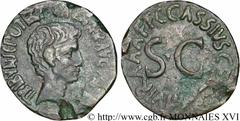 AUGUSTE(16/01/27 avant J.-C. - 19/08/14 après J.-C.)Caius Julius Cوsar Augustus As, (GB, ئ 29) N° v16_0385    Date : 16 AC. Nom de l'atelier : Rome Métal : cuivre Diamètre : 29mm Axe des coins : 2h. P