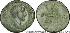 ANTONIN LE PIEUX(25/02/138-7/03/161)Titus Aurelius Fulvus Boionius Arrius AntoninusAuguste(10/07/138-7/03/161) Sesterce, (GB, ئ 34) N° v16_0534    Date : 146 Nom de l'atelier : Rome Métal : bronze Dia