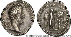 COMMODE(166-31/12/192)Lucius Aurelius CommodusAuguste(17/03/180-31/12/192) Denier N° v16_0550    Date : 186 Nom de l'atelier : Rome Métal : argent Diamètre : 19mm Axe des coins : 6h. Poids : 2,66g. De