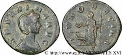 SEVERINE(+ après 275)Ulpia SeverinaFemme d'Aurélien - Augusta(274-275) Sesterce, (MB, ئ 24) N° v16_0662    Date : 274 Nom de l'atelier : Rome Métal : cuivre Diamètre : 24mm Axe des coins : 12h. Poids 