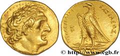 EGYPTUS - PTOLEMAIC KINGDOM - PTOLEMY II PHILADELPHOS Pentadrachme d’or ou trichrysa c. 277/276 - 275/274 AC. Alexandrie, Égypte, R3 gold (23mm, 17,85g, 12h) Obverse : Anépigraphe Buste diadémé de Pto