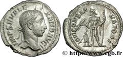 SEVERUS ALEXANDER Denier Augustus 230 Rome silver (19mm, 2,19g, 6h) Obverse : IMP SEV ALE-XAND AVG Buste laurée d'Alexandre Sévère à droite drapé sur l'épaule (O*2) Reverse : IOVI CONSER-VATORI Jupite