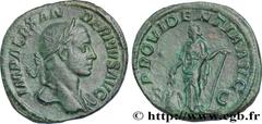 SEVERUS ALEXANDER Sesterce Augustus 232 Rome copper (30mm, 19,89g, 12h) Obverse : IMP ALEXAN-DER PIVS AVG Buste lauré d'Alexandre Sévère à droite drapé sur l'épaule gauche (O*2) Reverse : PROVIDENTIA 