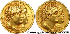 ROYAUME LAGIDE - PTOLEMEE III EVERGETE(246-221 avant J.-C.) Octodrachme d’or (mnaieon) N° v18_0146    Date : c. 240 AC. Nom de l'atelier : Alexandrie Métal : or Diamètre : 28mm Axe des coins : 12h. Po