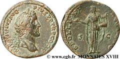 ANTONIN LE PIEUX(25/02/138-7/03/161)Titus Aurelius Fulvus Boionius Arrius AntoninusAuguste(10/07/138-7/03/161) Sesterce, (GB, ئ 33) N° v18_0366    Date : 140-144 Nom de l'atelier : Rome Métal : bronze
