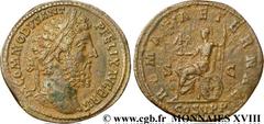COMMODE(166-31/12/192)Lucius Aurelius CommodusAuguste(17/03/180-31/12/192) Sesterce, (GB, ئ 32) N° v18_0426    Date : 189 Nom de l'atelier : Rome Métal : bronze Diamètre : 32mm Axe des coins : 12h. Po