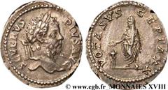 SEPTIME SEVERE(13/04/193-4/02/211)Lucius Septimius Severus Denier N° v18_0440    Date : 207 Nom de l'atelier : Rome Métal : argent Diamètre : 19,5mm Axe des coins : 12h. Poids : 2,64g. Degré de rareté