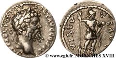 SEPTIME SEVERE(13/04/193-4/02/211)Lucius Septimius Severus Denier N° v18_0442    Date : 194 Nom de l'atelier : Emèse Métal : argent Diamètre : 17,5mm Axe des coins : 6h. Poids : 3,67g. Degré de rareté
