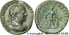 CARACALLA(27/05/196-8/04/217)Marcus Aurelius AntoninusAuguste(4/02/211-8/04/217) Sesterce, (GB, ئ 31) N° v18_0472    Date : 213 Nom de l'atelier : Rome Métal : bronze Diamètre : 30,5mm Axe des coins :