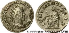 VOLUSIEN(06/251-06/253)Caius Vibius Afinius Gallus Vendumnianus VolusianusAuguste(11/251-05/253) Antoninien N° v18_0578    Date : fin 252 - mi 253 Nom de l'atelier : Syrie, Antioche Métal : billon Dia