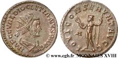 DIOCLETIEN(20/11/284-1/05/305)Caius Aurelius Valerius DiocletianusAuguste (20/11/284-1/05/305) Aurelianus N° v18_0639    Date : 286 Nom de l'atelier : Gaule, Lyon Métal : billon Diamètre : 21mm Axe de