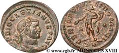 DIOCLETIEN(20/11/284-1/05/305)Caius Aurelius Valerius DiocletianusAuguste (20/11/284-1/05/305) Follis ou nummus N° v18_0643    Date : 298-299 Nom de l'atelier : Belgique, Trèves Métal : cuivre Diamètr