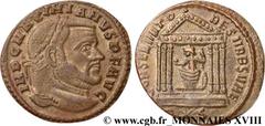 MAXIMIEN HERCULE(10/12/285-02/310)Marcus Aurelius Valerius MaximianusAuguste II(04/307-11/11/308) Follis ou nummus N° v18_0653    Date : été 307 Nom de l'atelier : Rome Métal : cuivre Diamètre : 25,5m