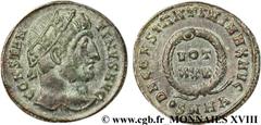 CONSTANTIN Ier LE GRAND(25/07/306-22/05/337)Flavius Valerius ConstantinusAuguste (25/12/307-22/05/337) Centenionalis ou nummus N° v18_0684    Date : 327-329 Nom de l'atelier : Europe, Héraclée Métal :