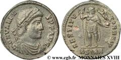 VALENS(28/03/364-9/08/378)Flavius Valens Demi-maiorina ou nummus, (ئ 3) N° v18_0745    Date : 364 Nom de l'atelier : Pannonie Supérieure, Sirmium Métal : bronze Diamètre : 20mm Axe des coins : 12h. Po