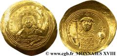 CONSTANTIN IX MONOMACHUS(12/06/1042-11/01/1055) Histamenon Nomisma, (scyphate) N° v18_0791    Date : c. 1050 Nom de l'atelier : Constantinople Métal : or Diamètre : 27,5mm Axe des coins : 6h. Poids : 