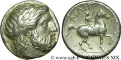 ROYAUME DE MACEDOINE - PHILIPPE II(359-336 avant J.-C.) Tétradrachme N° v19_0049    Date : c. 348/7-343/2 AC. Nom de l'atelier : Macédoine, Pella II Métal : argent Diamètre : 23,5mm Axe des coins : 12
