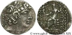 SYRIE - PROVINCE ROMAINE - MARC ANTOINE(38-37 avant J.-C.) Tétradrachme N° v19_0170    Date : 38-37 AC. Nom de l'atelier : Syrie, Antioche Métal : argent Diamètre : 26mm Axe des coins : 12h. Poids : 1