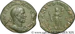 TRAJAN DECE(07/249-06/251)Caius Messius Quintus Traianus Decius Sesterce, (GB, ئ 29) N° v19_0286    Date : 249 Nom de l'atelier : Rome Métal : bronze Diamètre : 28,5mm Axe des coins : 12h. Poids : 14,