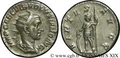 VOLUSIEN(06/251-06/253)Caius Vibius Afinius Gallus Vendumnianus VolusianusAuguste(11/251-05/253) Antoninien N° v19_0294    Date : fin 251 - mi 252 Nom de l'atelier : Rome Métal : billon Diamètre : 20m