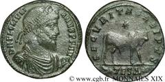 JULIEN II LE PHILOSOPHE(6/11/355-26/06/363)Flavius Claudius JulianusAuguste(02/360-26/06/363) Double maiorina N° v19_0392    Date : 362-363 Nom de l'atelier : Macédoine, Thessalonique Métal : cuivre D
