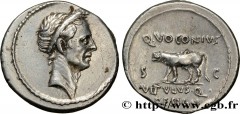 JULIUS CAESAR Type : Denier  Date : 40 AC.  Mint name / Town : Rome  Metal : silver  Millesimal fineness : 950  ‰ Diameter : 19,5  mm Orientation dies : 3  h. Weight : 4,04  g. Rarity : R2  Obverse le