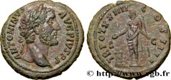 ANTONINUS PIUS Type : As  Date : 160-161  Mint name / Town : Rome  Metal : copper  Diameter : 27,5  mm Orientation dies : 12  h. Weight : 12,02  g. Rarity : R1  Obverse legend : ANTONINVS - AVG PIVS P