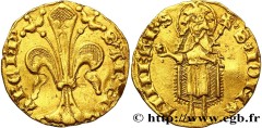 PROVENCE - ARCHDIOCESE OF ARLES - ETIENNE II OF THE GARDE Type : Florin d'or  Date : c. 1340-1370  Mint name / Town : Arles  Metal : gold  Millesimal fineness : 906  ‰ Diameter : 20,5  mm Orientation 